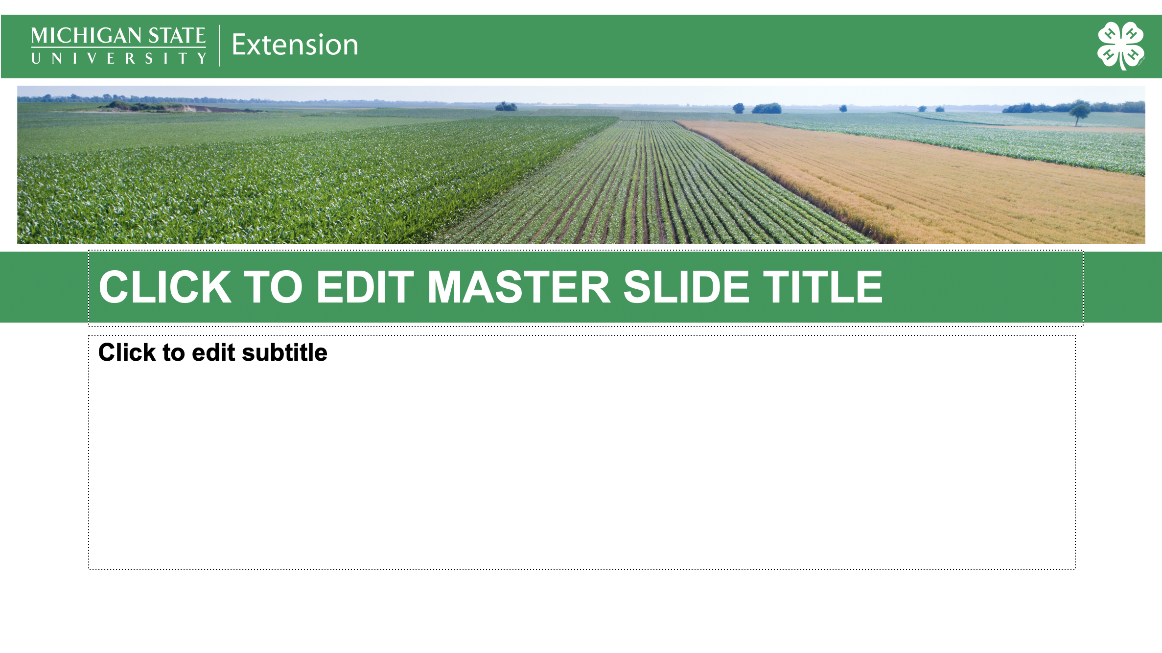 MSU Extension PowerPoint version 4-H 2